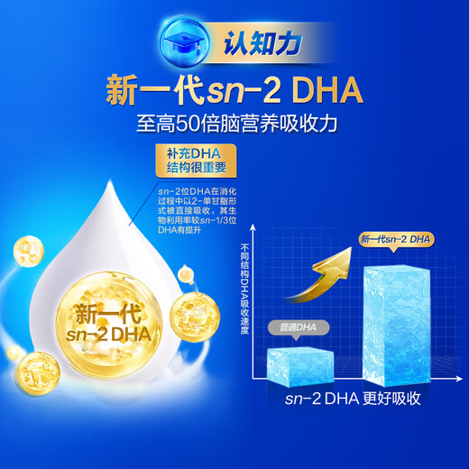 Junlebao organic excellent 3-stage infant formula milk powder 170g can (for children 12-36 months old) new and old random