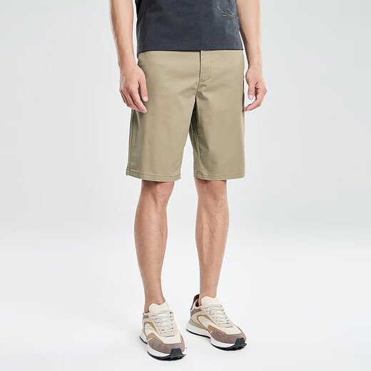 Tanzen mit dem Wolf [cooler Baumwoll-/Schweißabsorbing und atmungsaktiv] Sommer vielseitig pendeln dünne Freizeitshorts 701 Khaki 31