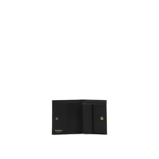 Ferragamo SS26 Luxury Women's GANCINI Wallet Black One Size