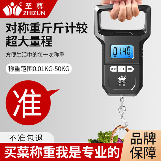 Zhang Chenguang endorses portable scale, electronic scale, high-precision mini portable scale, spring gram scale, convenient express luggage, grocery shopping, fish scale, hook scale, large lifting ring, portable battery model