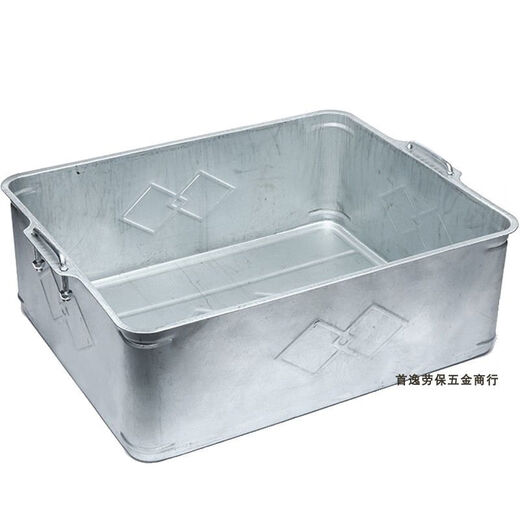 Zhong Zhanggui iron sheet metal turnover box storage cage rectangular industrial hardware material box storage box basket without handle 600*400*200 stainless steel