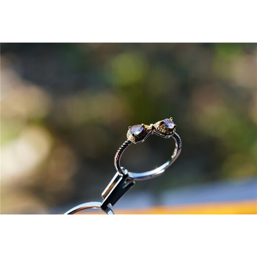 Eternal leaf silver inlaid pendant chain live broadcast Tanzanite smile integrated fine craftsmanship