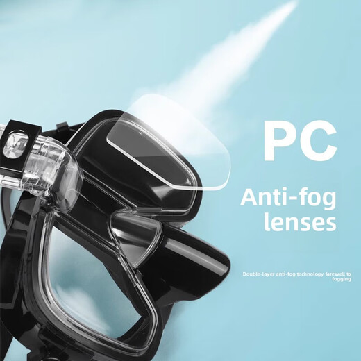 oeny干式潜水全面罩浮潜面罩水肺镜游泳面镜三宝成人水下眼镜可呼 [免咬嘴-鼻呼吸式-S号脸小女生]