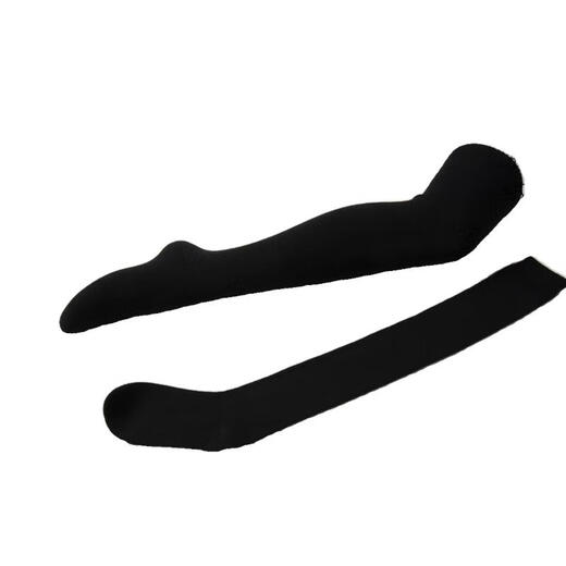 Lamb's wool socks are warm and practical, small three-color elastic color bottoming socks, over-the-knee lamb's wool stockings to protect against cold, black, one size fits all