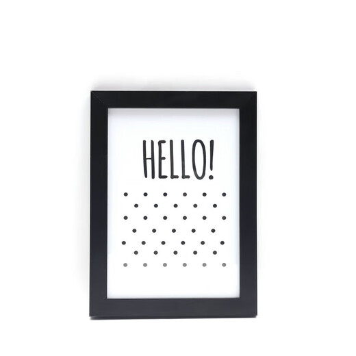 Photo frame wholesale picture frame table decoration photo wall 5 inches creative simple diy wooden random color photo frame * 1