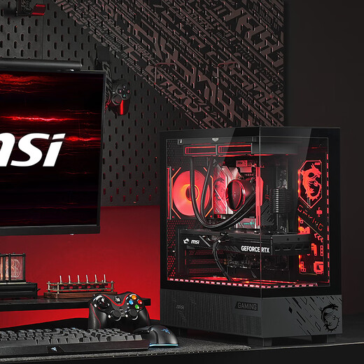 MSI family bucket 14600KF/14700KF/265KF MSI 5060TI/5070TI/5080 graphics card e-sports game desktop assembly computer AI host DIY complete machine four U5 245KF丨RTX5060TI 16G