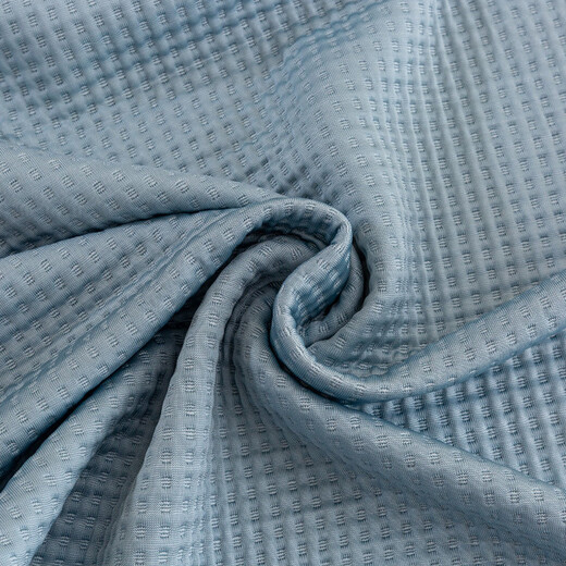 Yusenyi Class A Waffle Cool Silk Cover Blanket Summer Multifunctional Double-sided Summer Quilt Lunch Break Air Conditioning Blanket Machine Washable Class A Waffle Cool Silk - Silent Blue 100x150cm (Kindergarten Cover Blanket)