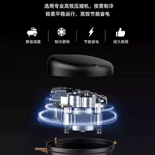 OUOETY German imported quality wine cabinet constant temperature wine cabinet home living room tea refrigerator compressor constant temperature wine cabinet constant temperature wine cabinet 15 compressors high-end model