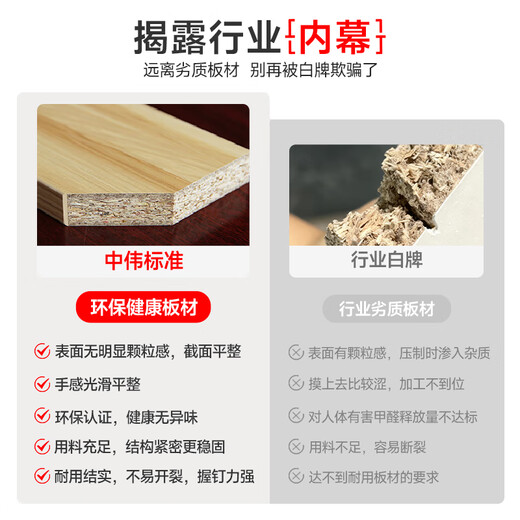 ZHONGWEI boss desk simple modern leadership desk supervisor manager staff desk office desk 1.4 meters desk