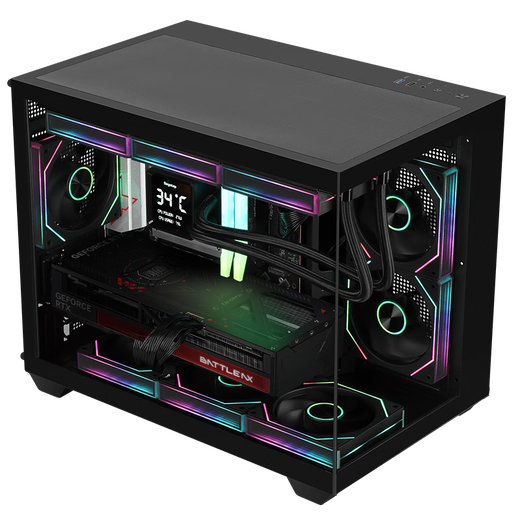 Colorful RTX5060 Ti 5070 host AMD 7500F column-free sea view room designer e-sports game desktop DIY assembly computer complete machine AMD R5 7500F+5060ti host