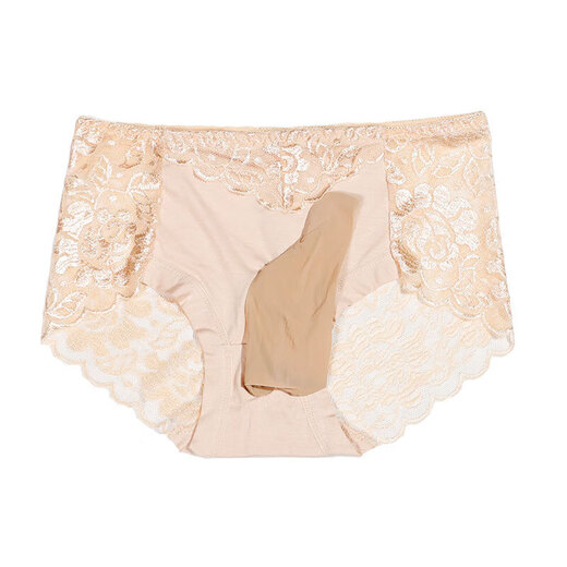 Universal adult men's and women's underwear, new lace men's sexy set, low waist triangle, royal blue (hollow), L size, closed mouth