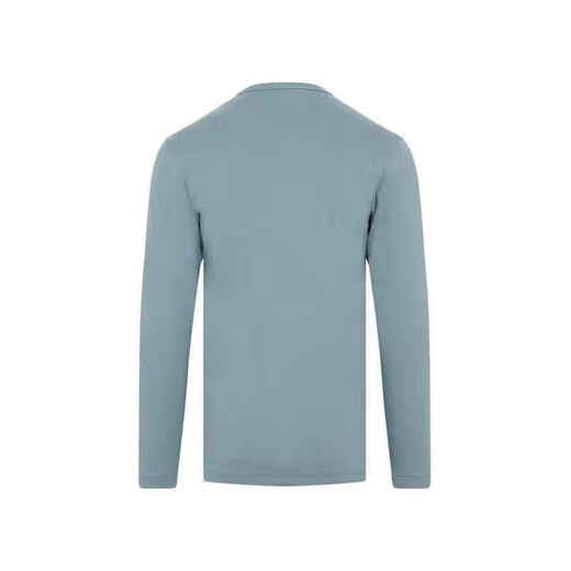 TOM FORD CO Luxury Men's Crew Neck Henley Blue 20 | XS