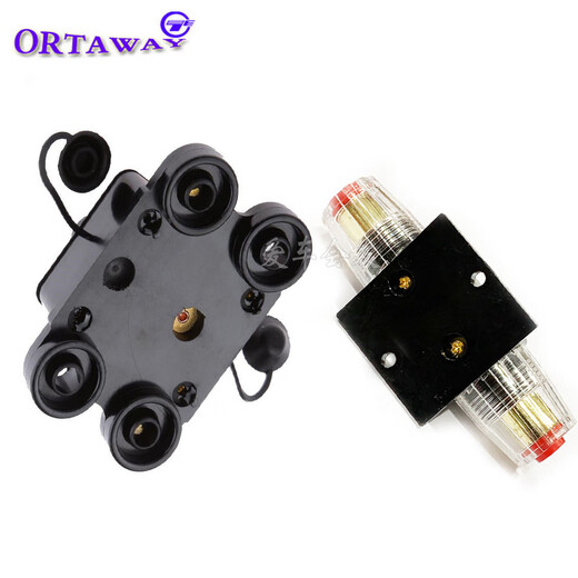 Car audio with switch fuse holder 12V current power line protection automatic recovery position circuit breaker 60A square
