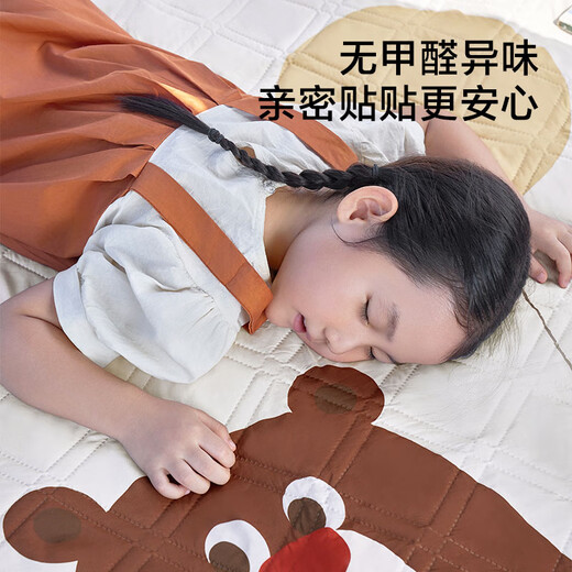 Made in Tokyo, thickened outdoor picnic mat tent moisture-proof mat camping mat ultrasonic machine washable floor mat bear 200*220cm