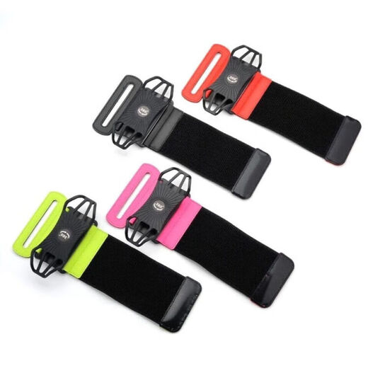 Oein mobile phone case worn on the hand, sports and outdoor universal mobile phone armband arm bag wristband elastic rotating running and cycling ordinary model 180 degree rotation 1 pack black