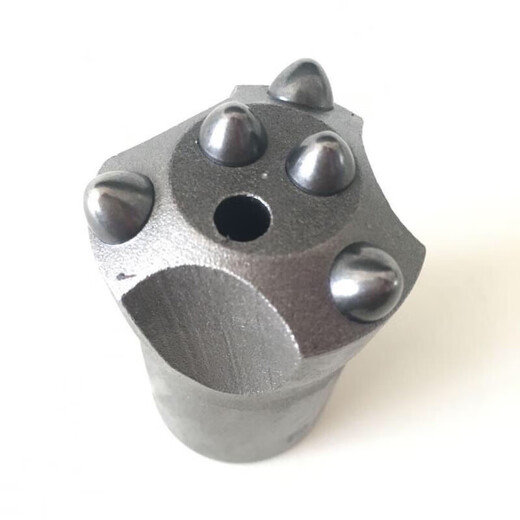 Zhizhou 40 ball tooth cold pressed plum blossom cat claw column tooth rock drill head mine tunnel hydropower wind drill bit 100 cold pressed 13 teeth
