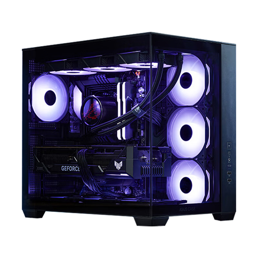 ASUS ROG 24-issue interest-free TUF family barrel AMD 9800X3D/no card/5070TI/5080 ammunition depot 870AYW/Fuxue assembled computer host DIY complete machine configuration two 9800X3D丨32G丨1T master family barrel