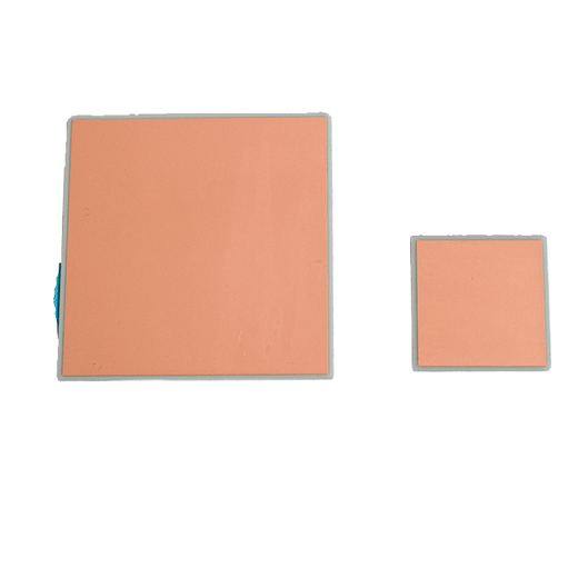 Silver-coated alumina ceramic wafer 25*25/50*50mm copper-coated aluminum nitride substrate ceramic plated metallized aluminum nitride_50*50*0.25mm (double-sided copper clad)_ Now