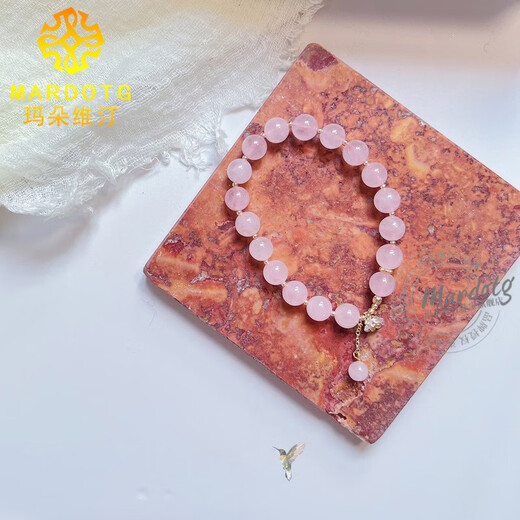 MARDOTG pink crystal bracelet for women pink crystal bracelet birthday gift 8