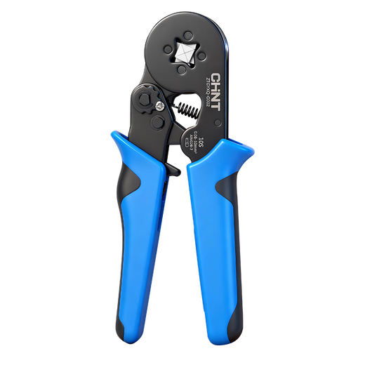 Chint tube type crimping pliers VE needle type cold crimping pliers TE terminal block cold crimping pliers electrician special terminal pliers HSC8 6-4A (range 0.25-10mm) quadrilateral