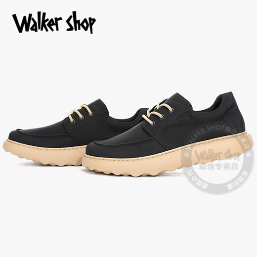 Walker Shop Canvas Shoes Men's 2025 New Versatile Breathable Men's Cloth Shoes Light Casual Shoes Men's Comfortable Men's Shoes Black Inner Increase 41 Leather Shoe Size