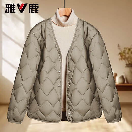 Yalu Light Thin Down Jacket Women's Liner 2025 Early Spring New Fashion Short Versatile Warm Diamond Plaid Thin Jacket