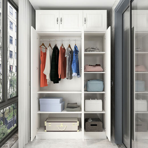 Cat Balcony Cabinet Sun Protection Wardrobe Storage Cabinet Large Capacity Storage Cabinet Utility Cabinet Shoe Cabinet Balcony Combination Cabinet Bay Window Cabinet 2 Doors + Top Cabinet Height 240 Length 90 Depth 42 Upstairs Package Installation