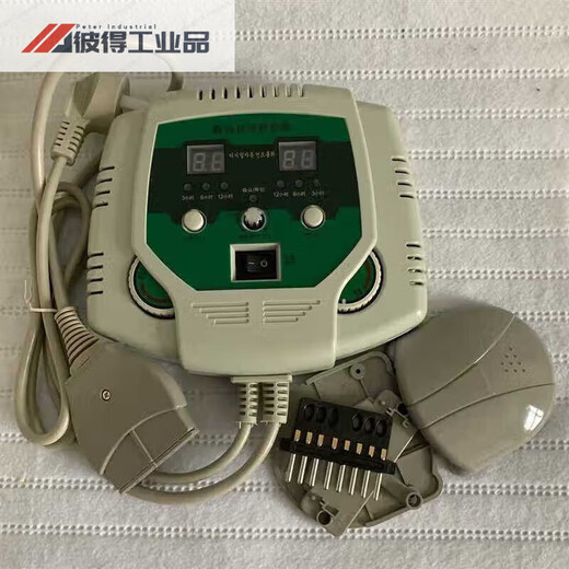 8-hole dual temperature control digital display switch jade germanium tourmaline electric heating mattress thermostat temperature controller power supply 8-hole dual temperature gear adjustment thermostat + cushion connection double bed 8-hole dual temperature gear adjustment thermostat