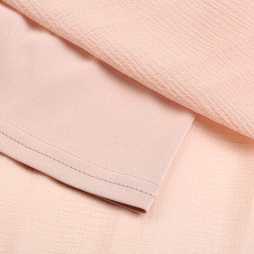 Teshang Laifei 2021 summer new skirt women's mesh skirt mid-length gauze skirt pleated fairy skirt slimming half skirt SSF983 pink L (2 feet 2-2 feet 3)