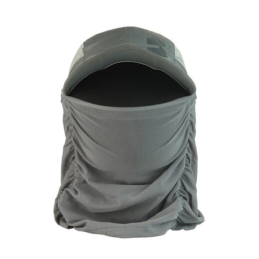 WE FLOWERWEFOX outdoor anti-snort fishing hat with mask scarf to cover face and neck breathable anti-mosquito hat blue
