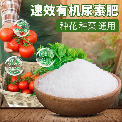 Urea Fertilizer Agricultural Nitrogen Fertilizer for Vegetables, Compound Fertilizer for Planting Flowers, Fruit Trees, Potted Plants, Universal Flower Fertilizer Genuine Weihe Medium and Small Granular Urea Contains 46% Nitrogen 1.5kg Trial