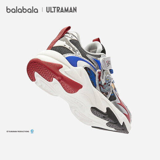 Balabala Children's Shoes Ultraman IP Boys and Children's Sports Shoes Spring and Autumn 2026 New Running Shoes Red Shoes New Year
