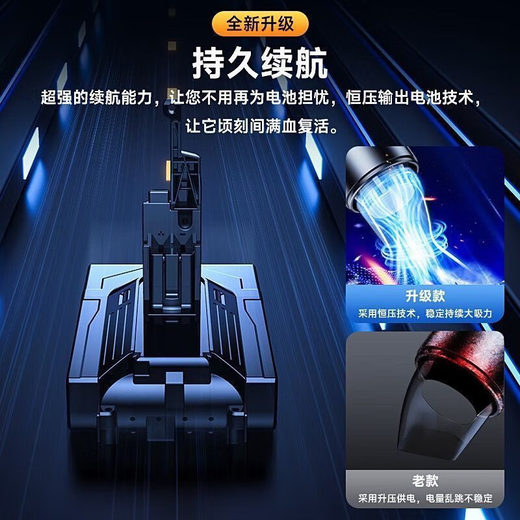 Suitable for Dyson vacuum cleaner battery V6V7V8V10 rechargeable lithium battery replacement battery replacement accessories 3C certified battery safety warranty suitable for Dyson V8 6000mAh