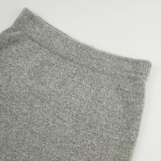 MARIUS | Warm fireplace wool blend loose lace splicing crew neck knitted pullover/skirt Hepburn black pullover L