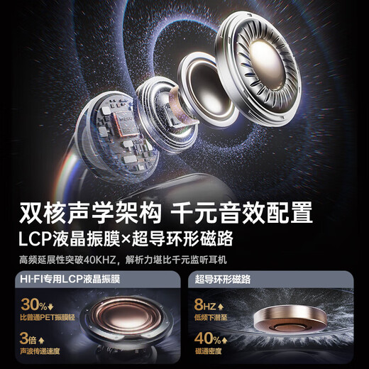 Viken 2025 latest model丨No. 1 in the Voice of Berlin Bone conduction Bluetooth headset ear clip type concept wireless open sports running super long battery life does not enter the ear hook