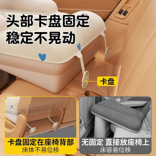 Gongma Langetu Car Baby Sleeping Bed Car Sleeping Artifact High-speed Rail Children Baby Long-distance Car Car Inflatable for Small Months Upgraded Luxury Model Electric Air Pump + Manual Air Pump