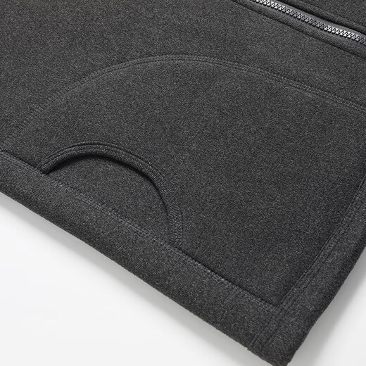 Dad's Autumn and Winter Warm Vest Middle-aged Men's Velvet Thickened Vest Middle-aged and Elderly Grandpa Cardigan Waistcoat Dark Gray 3XL Size 135-155Jin Jin is equal to 0.5 kg