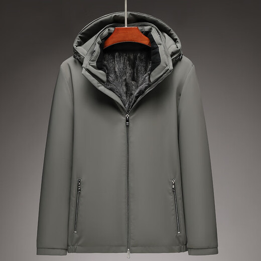 CHEVALPES international first-line brand pie overcome men's mink liner whole mink fur integrated fur hat removable thickened black whole mink liner + rabbit fur sleeves detachable hat one size fits all 48/170 recommended weight 100-125 Jin Jin equals 0.5 kg