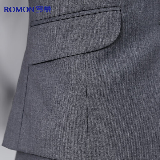 Luo Meng Suit Women's Professional Dress Single Suit Business Interview Work Commuting Suit Jacket Gray