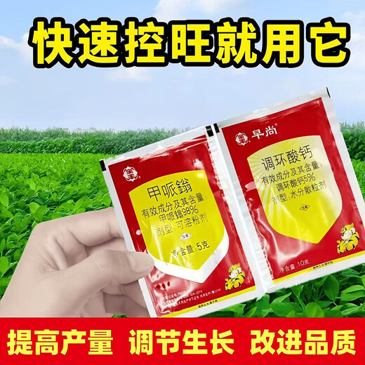Quanfeng 5% Prohexadione Calcium 98% Mephenidol Mepigenol set of plant growth regulator 10g+5g/set *10 sets