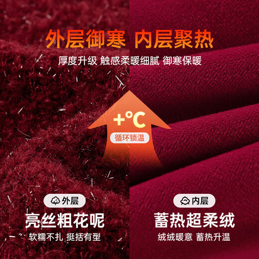 Barbie girls New Year's greetings winter girls' dress high-end princess dress small fragrance suit plus velvet two-piece set BY016