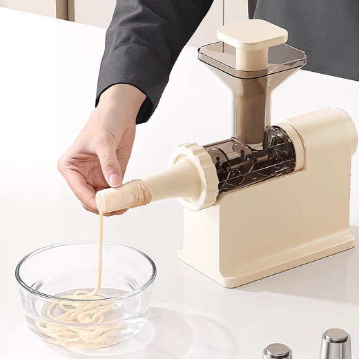 Deming Electric Sausage Filling Machine Sausage Artifact Fully Automatic Home Sausage Sausage Enema Tank Meat Sausage Sausage Casing Tool Fully Automatic Sausage Stuffing Machine - White Free 1 Pack of Sausage Casings + Cotton Thread Gloves 4 Enema Tubes