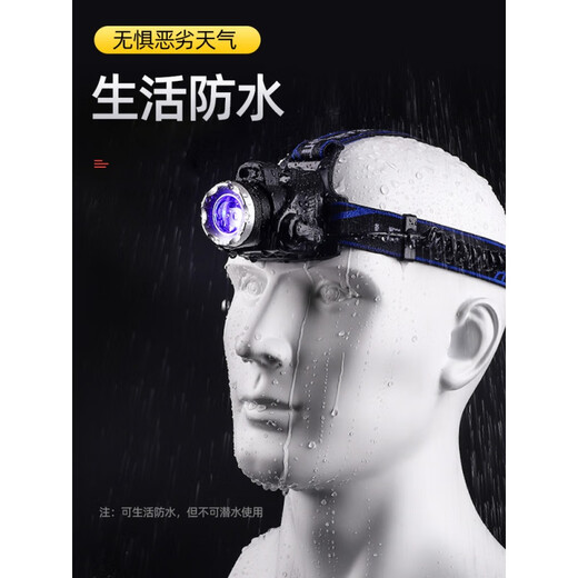 医用手术头头灯耳鼻喉五官科外科聚光手术头戴式美容口腔牙科检查专用灯 无感应白光9900W续航5小时【内置锂电池】
