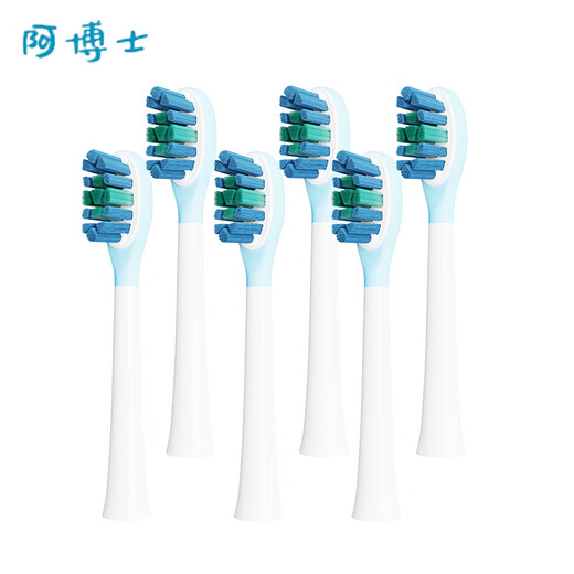 Doctor A adapts usmile smile plus electric toothbrush head for adults Y30 Y20 Y10 P10 P20PROX T10 P1 P3 universal replacement rubber-coated cushioning cleaning model 6 pack