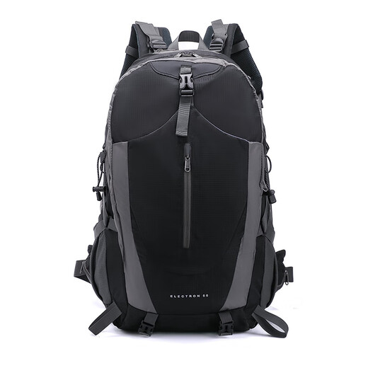 CAMEL Camel Factory Outdoor Mountaineering Bag Carrying System Waterproof Hiking Trail Bag Sports Travel Bag Gray Blue 40L Medium Bag 1100g