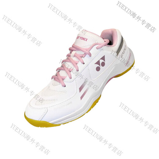 YONEX (YONEX) badminton shoes shb220 men's and women's non-slip shock-absorbing yy wide last breathable shoes 101cr 220CR off-white same style for men and women 39 39_foot length 245MM (recommended to take 1 size larger)