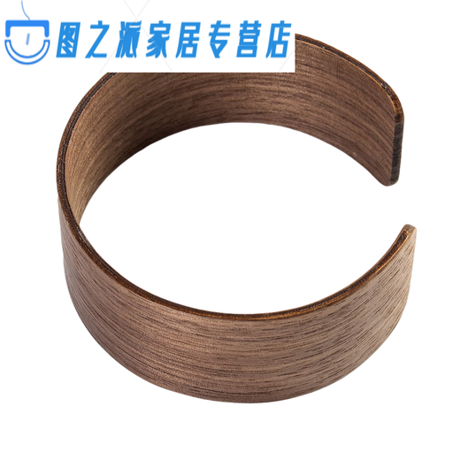 君默茶具配件玻璃公道杯防烫套隔热圈木杯套手持茶漏品茗杯防烫环 咖啡色木套6630款