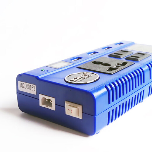 Car 12V24V to 220V power converter multi-function truck car socket charger 12V/24V universal mini black 220V x 12V