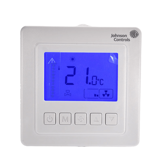 Johnson central air conditioning thermostat Johnson fan coil three-speed switch dual temperature dual T5200-TB-9JS1