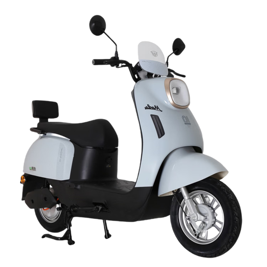 Luyuan Electric Motorcycle M7 Super Long Range Powerful Scooter National Good Car Continued 74km-60V20AH-5 lead-acid batteries-1000W Yunying Gray